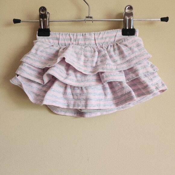 Jumping Beans - Pink and Gray Skirt With Buit In Diaper Cover. Size 3 Months - Picture 2 of 5
